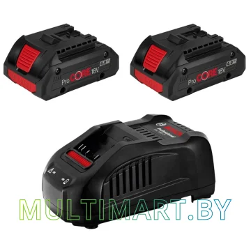 Аккумулятор с зарядным устройством Bosch 2xProCORE 1600A016GF (18В/4 Ah + 14.4-18В)